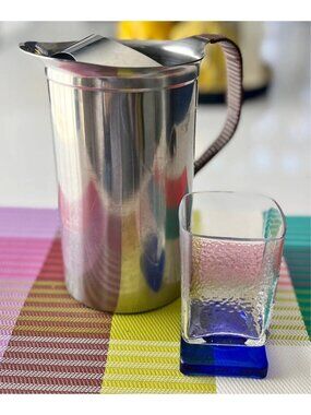 VTG-DANISH MODERN STAINLESS BAR PITCHER-MCM